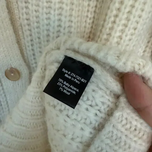 Jenni Kayne Alpaca Cocoon Cardigan Sweater - Picture 4 of 5